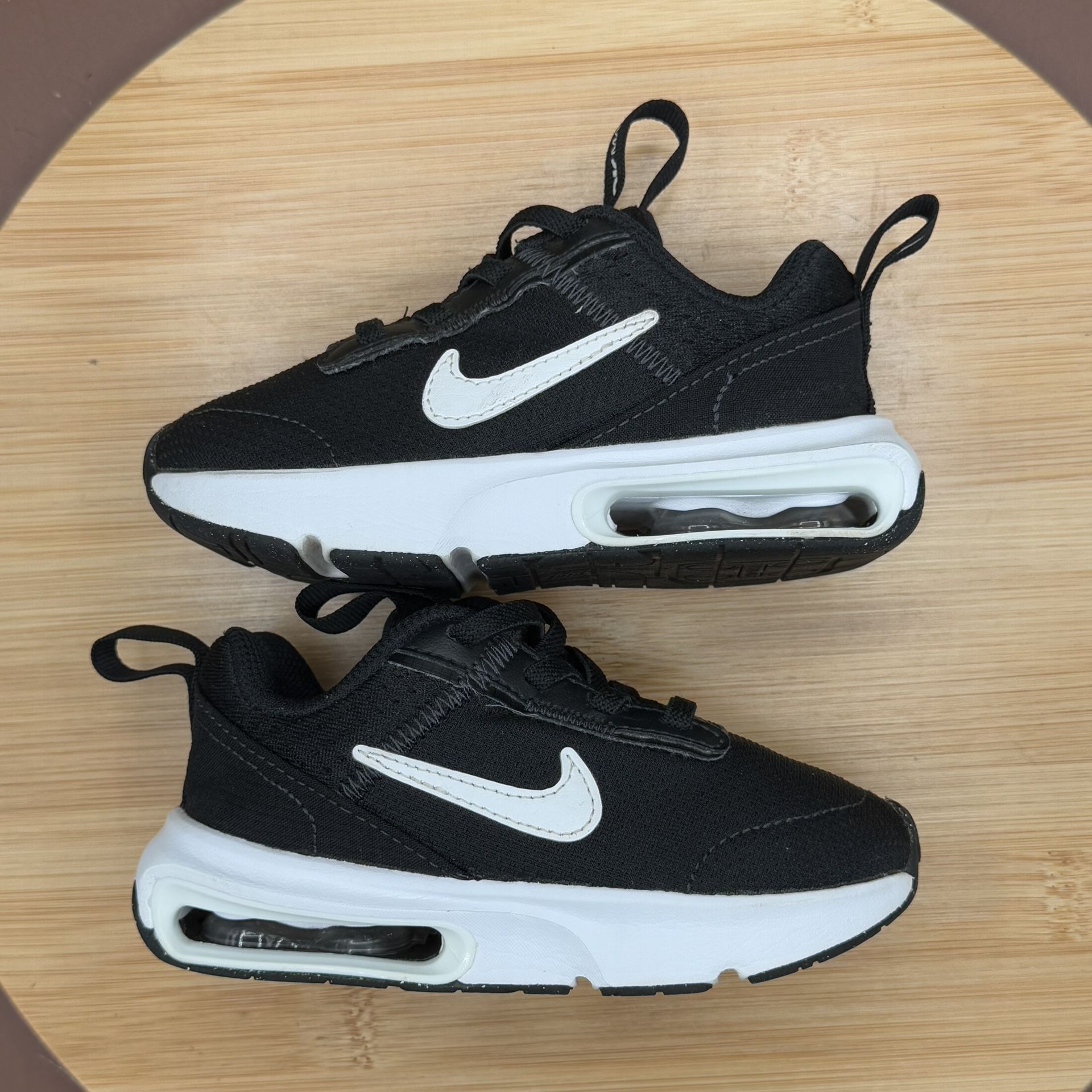 Nike Air Max Toddler Sz 8C Interlock Lite Black/White Sneaker - photo 4