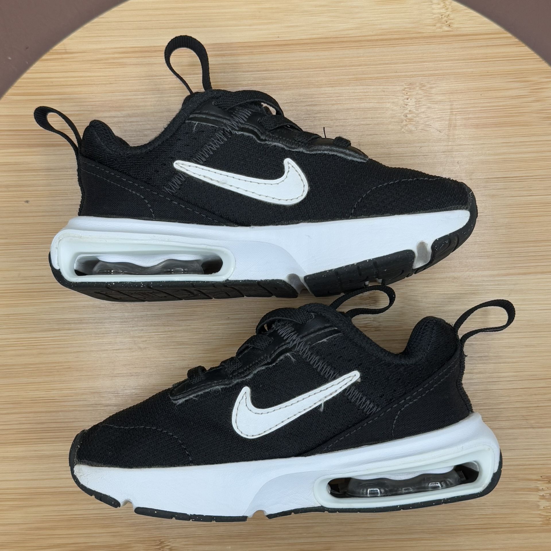Nike Air Max Toddler Sz 8C Interlock Lite Black/White Sneaker - photo 5