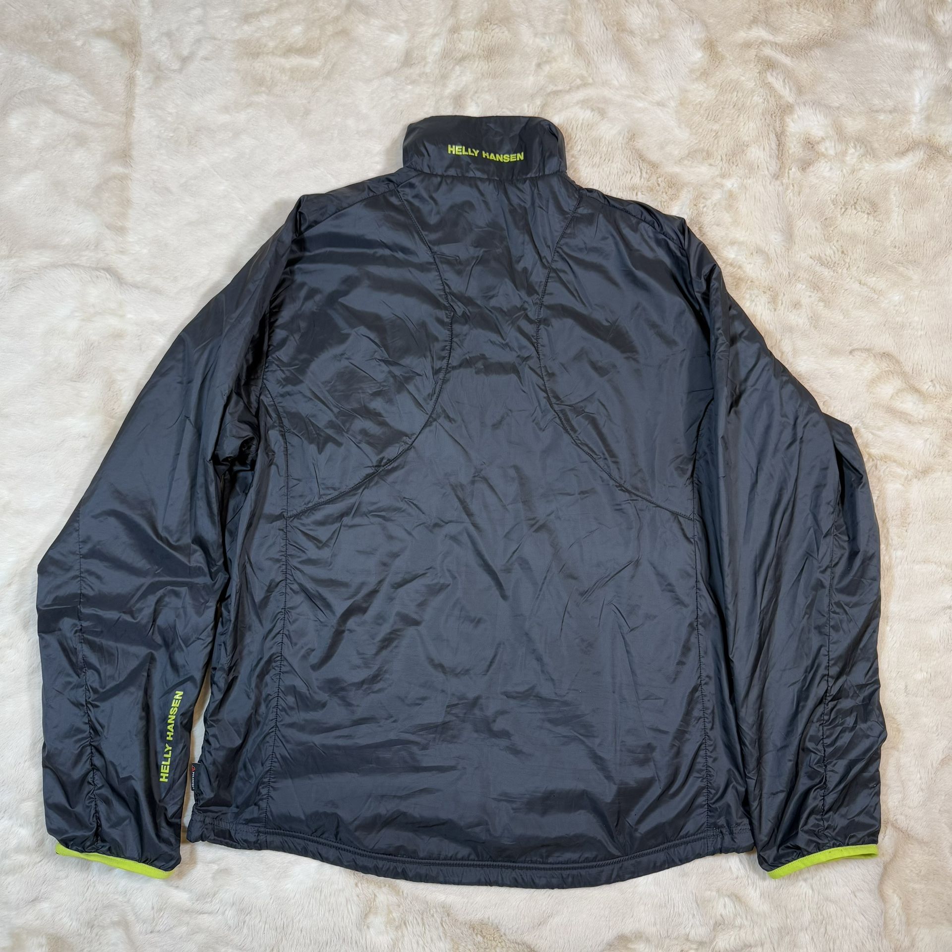 HELLY HANSEN H2 Flow Polartec Outdoor Jacket Black / Lime Mens S - photo 2
