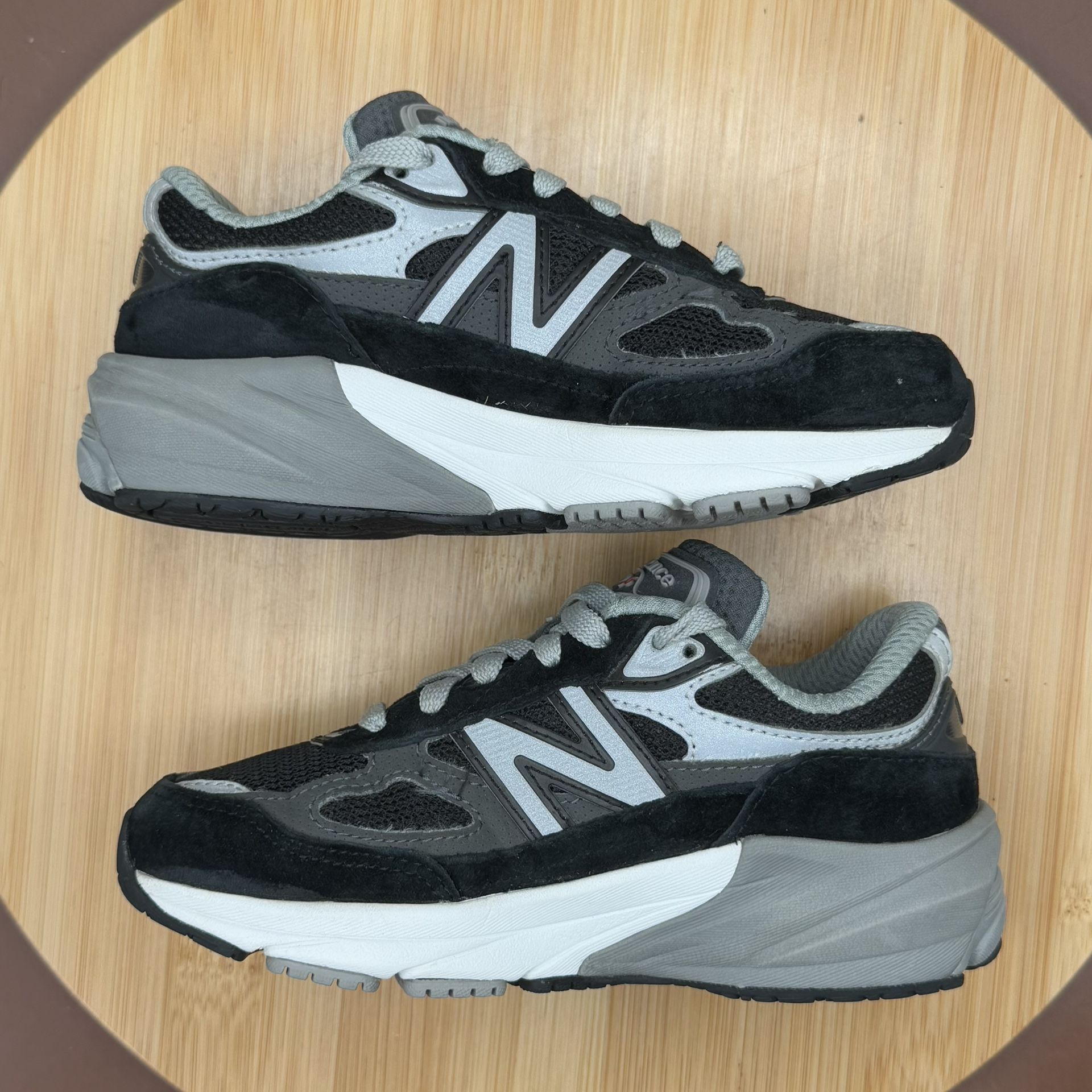 New Balance Kids (PS) 990v6 “Black/Silver” Sz 12 - photo 5