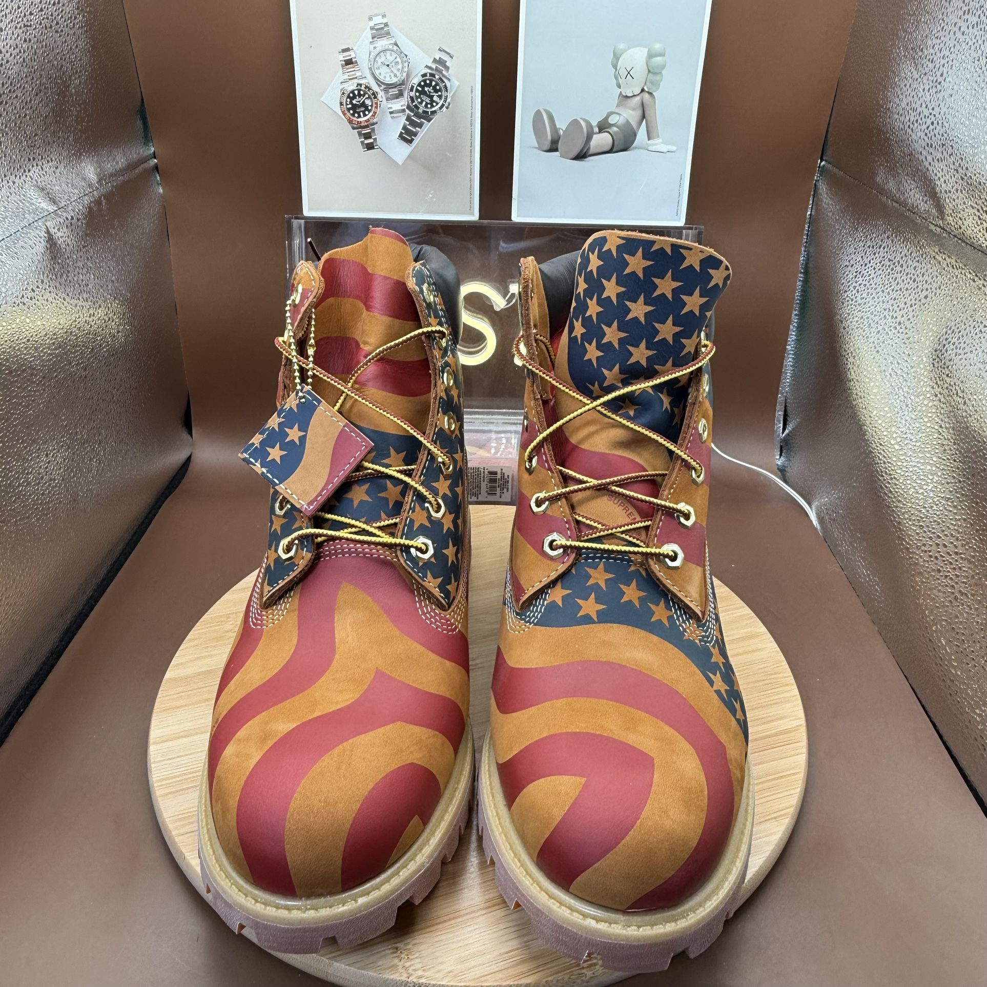 Timberland 6" Boot Supreme Stars & Stripes Wheat Men’s Sz 13 - photo 5