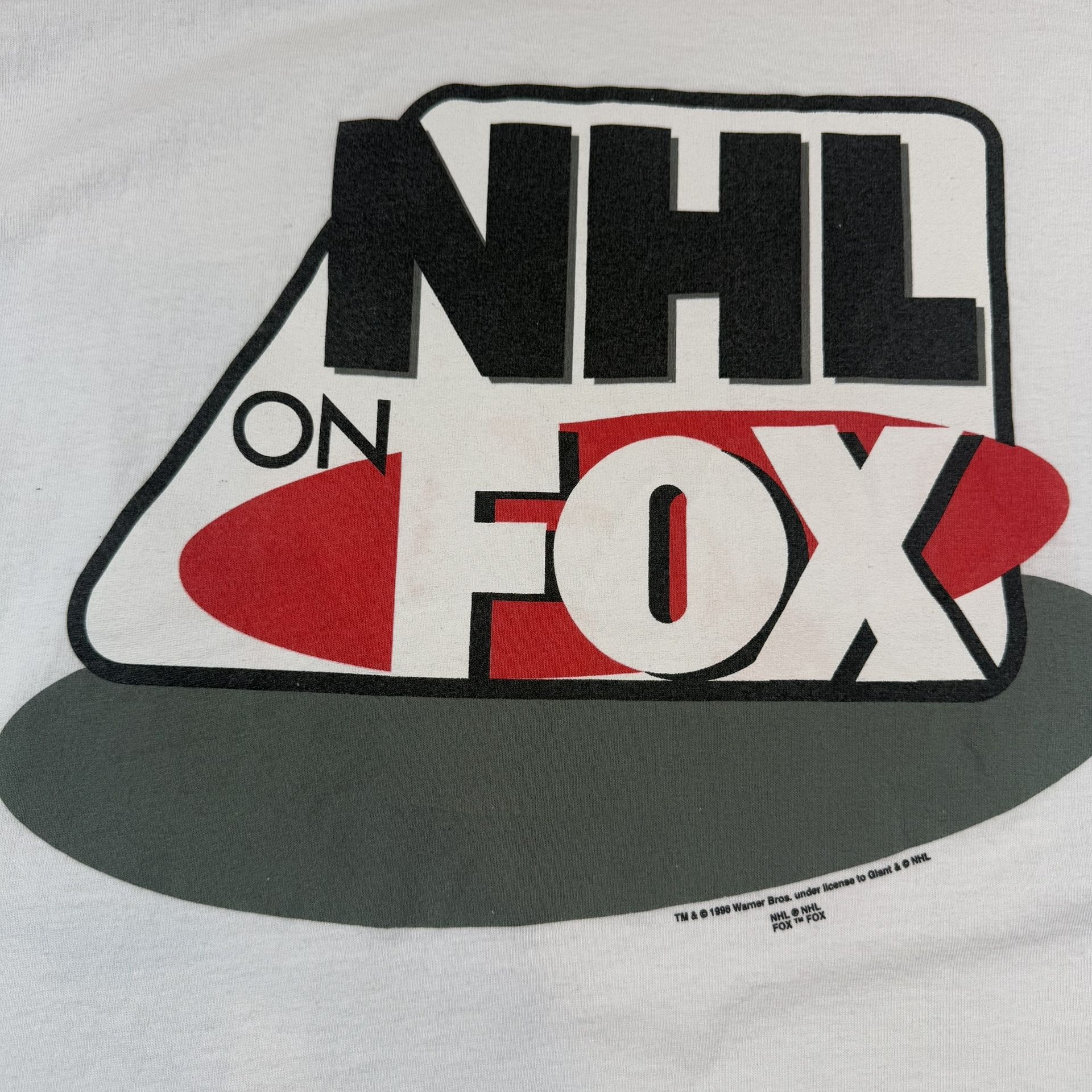 Vintage 90s NHL On Fox T-shirt Men’s XL - photo 4