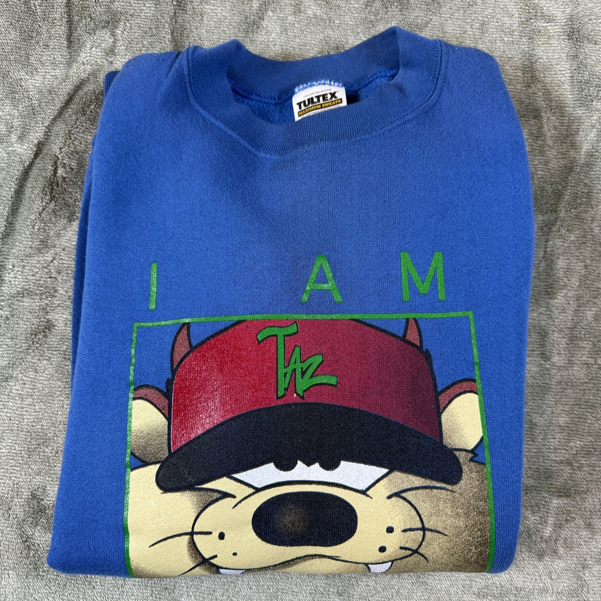 Vintage 90s Tultex Looney Tunes Tasmanian Devil crewneck XL