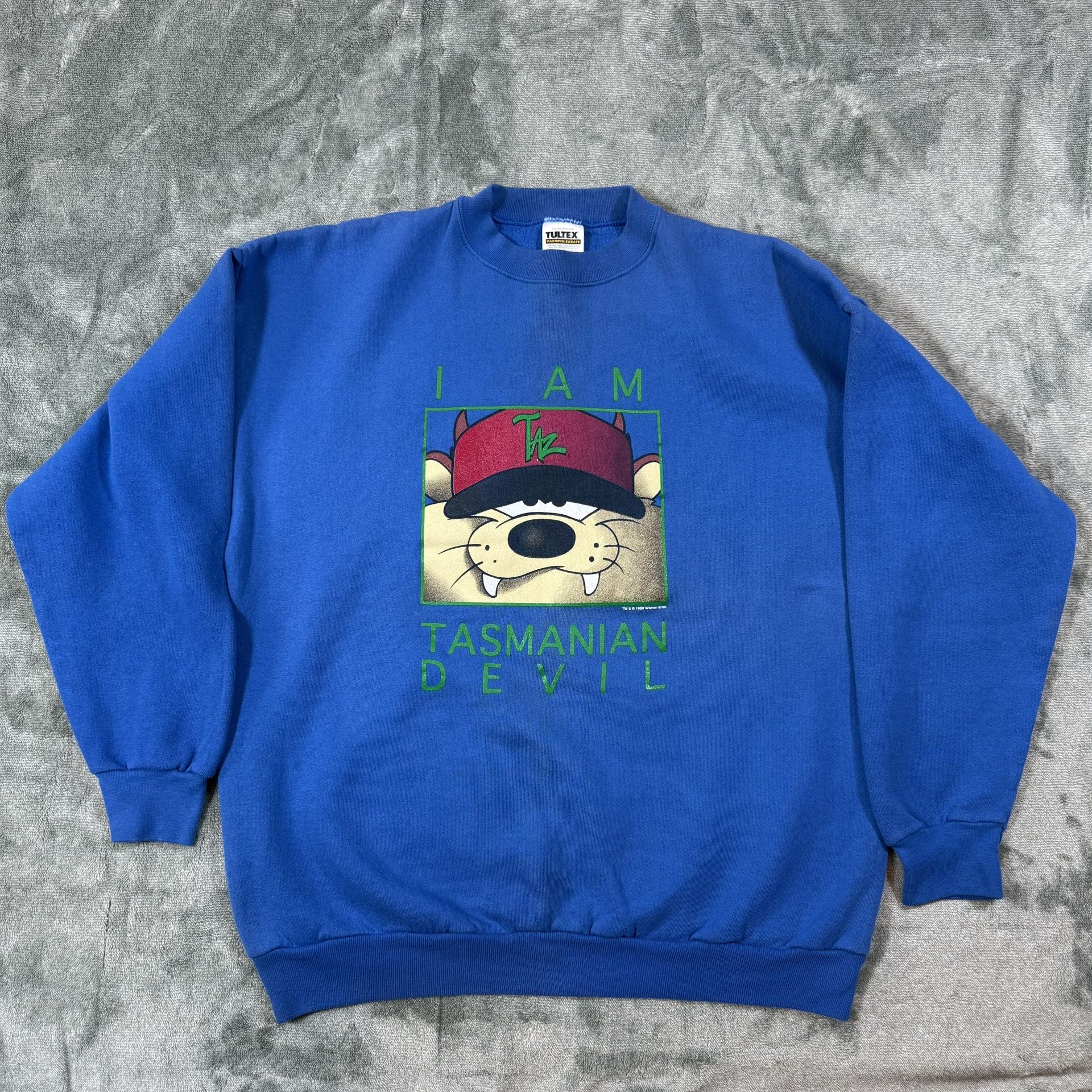 Vintage 90s Tultex Looney Tunes Tasmanian Devil crewneck XL - photo 2