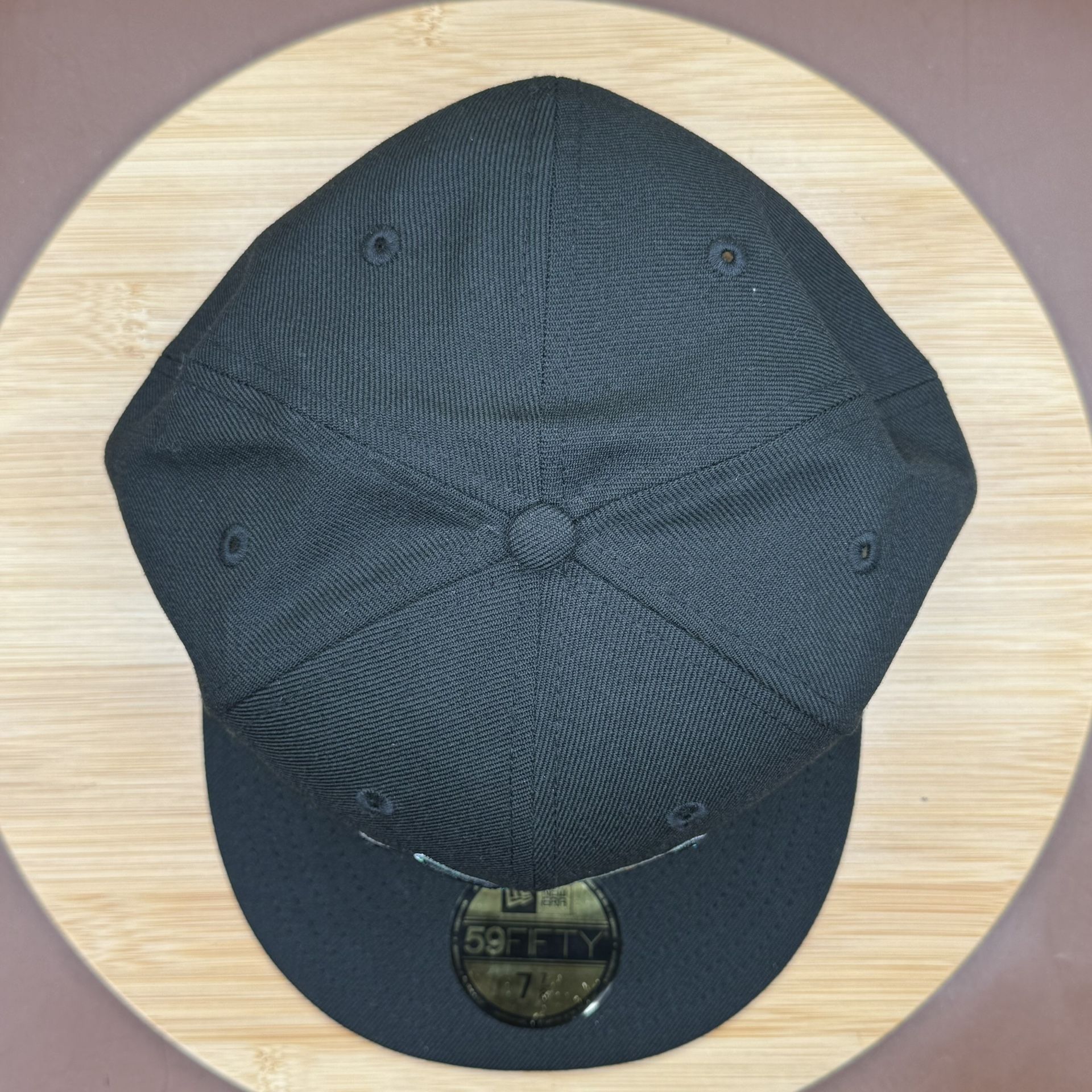 New Era 59Fifty Fitted Tampa Bay Rays Black/Green Sz 7 7/8 - photo 4