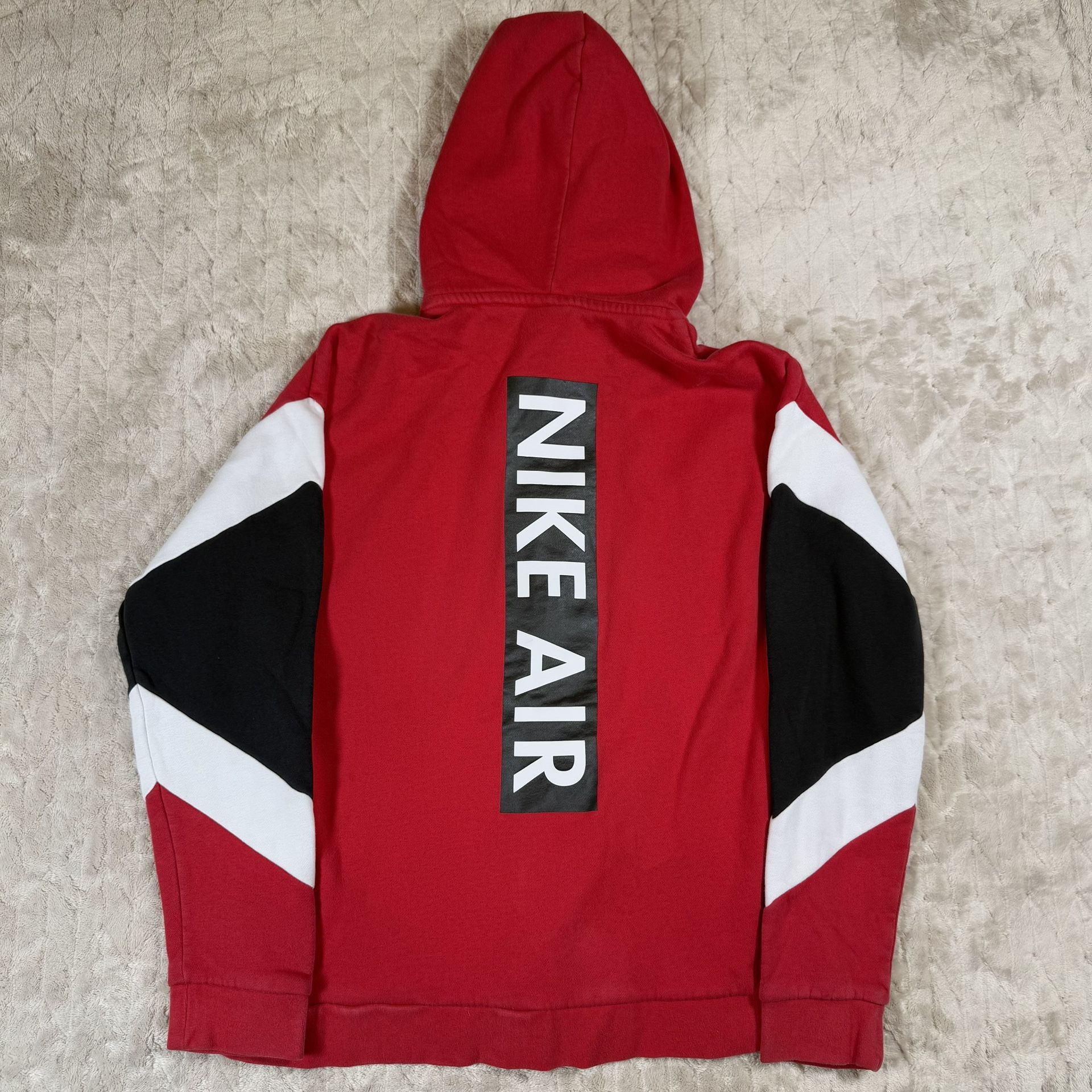 Retro Nike Air box Logo Men's Full Zip Hoodie Jacket Size M - photo 2