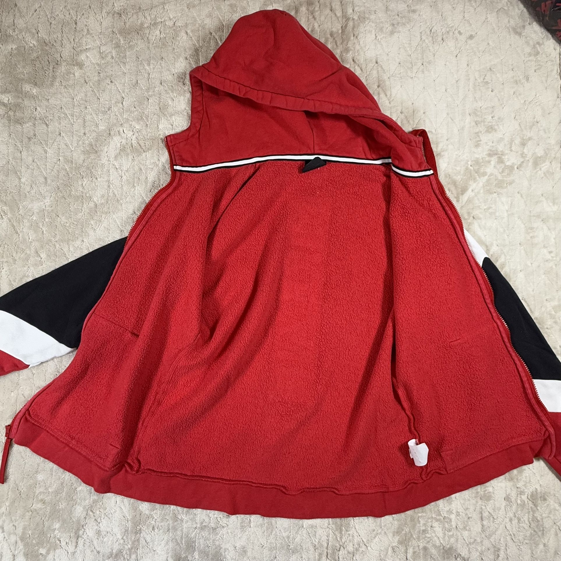 Retro Nike Air box Logo Men's Full Zip Hoodie Jacket Size M - photo 3