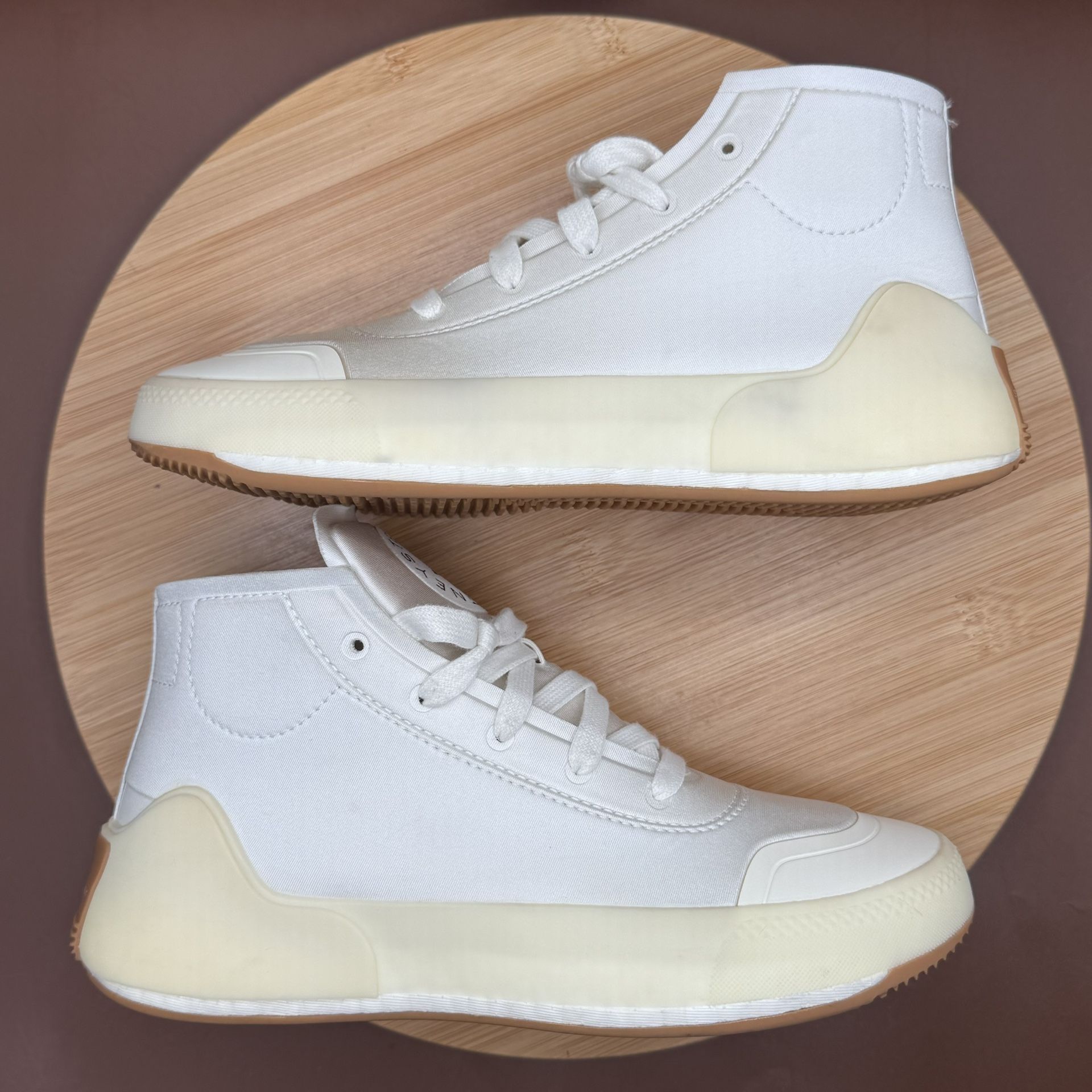Stella McCartney x Adidas Wmns Treino Mid 'White Gum' Sz 6.5 - photo 4