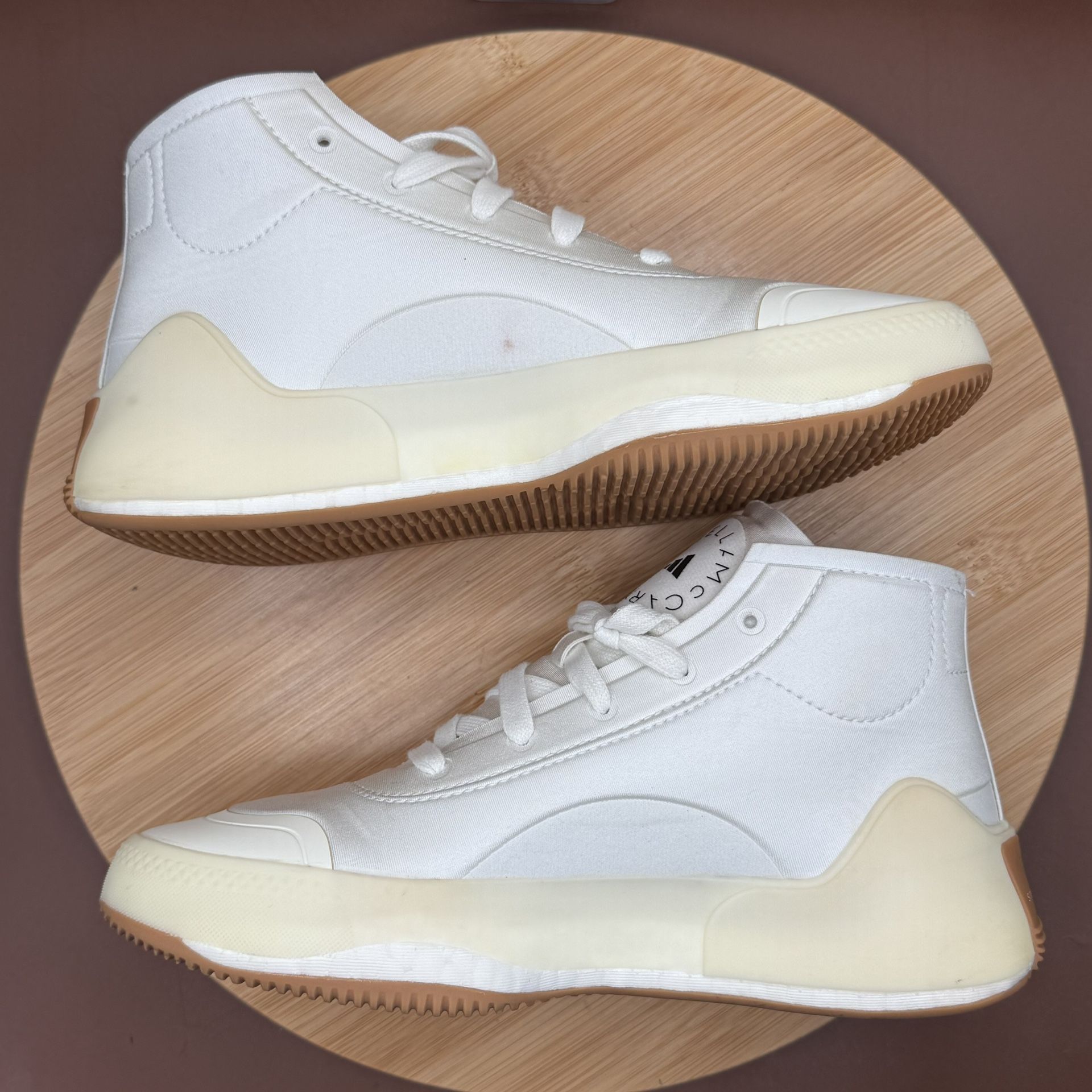 Stella McCartney x Adidas Wmns Treino Mid 'White Gum' Sz 6.5 - photo 5