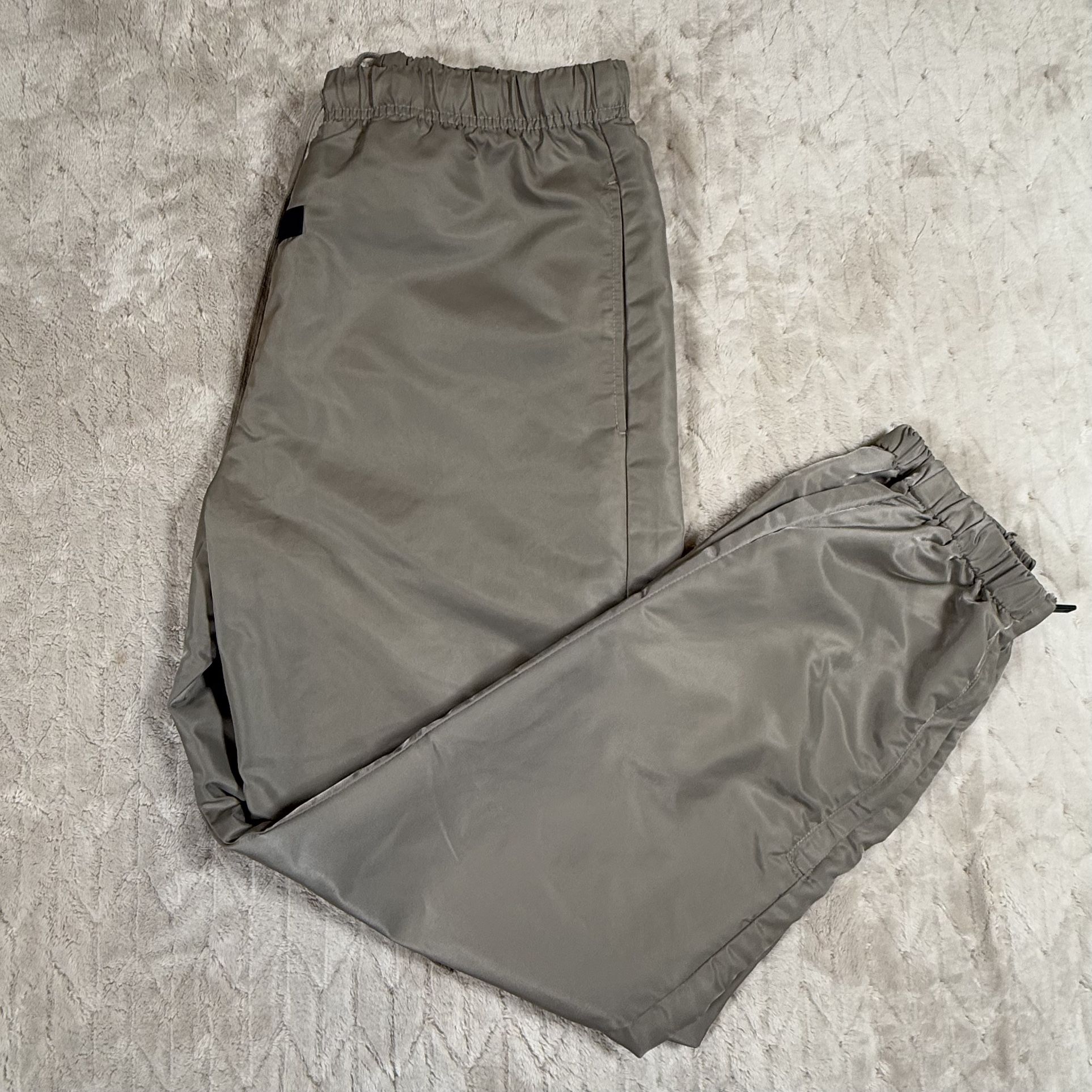 Fear Of God Essentials Nylon Track Pants Dessert Taupe M - photo 3