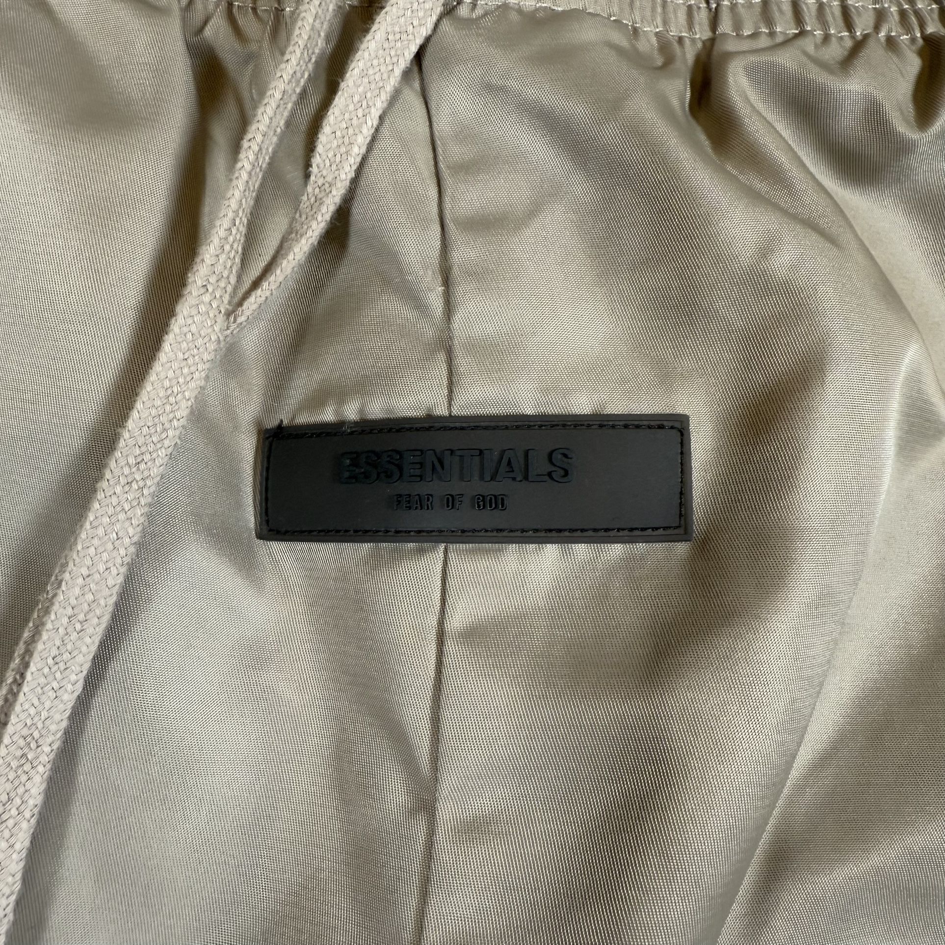 Fear Of God Essentials Nylon Track Pants Dessert Taupe M - photo 4