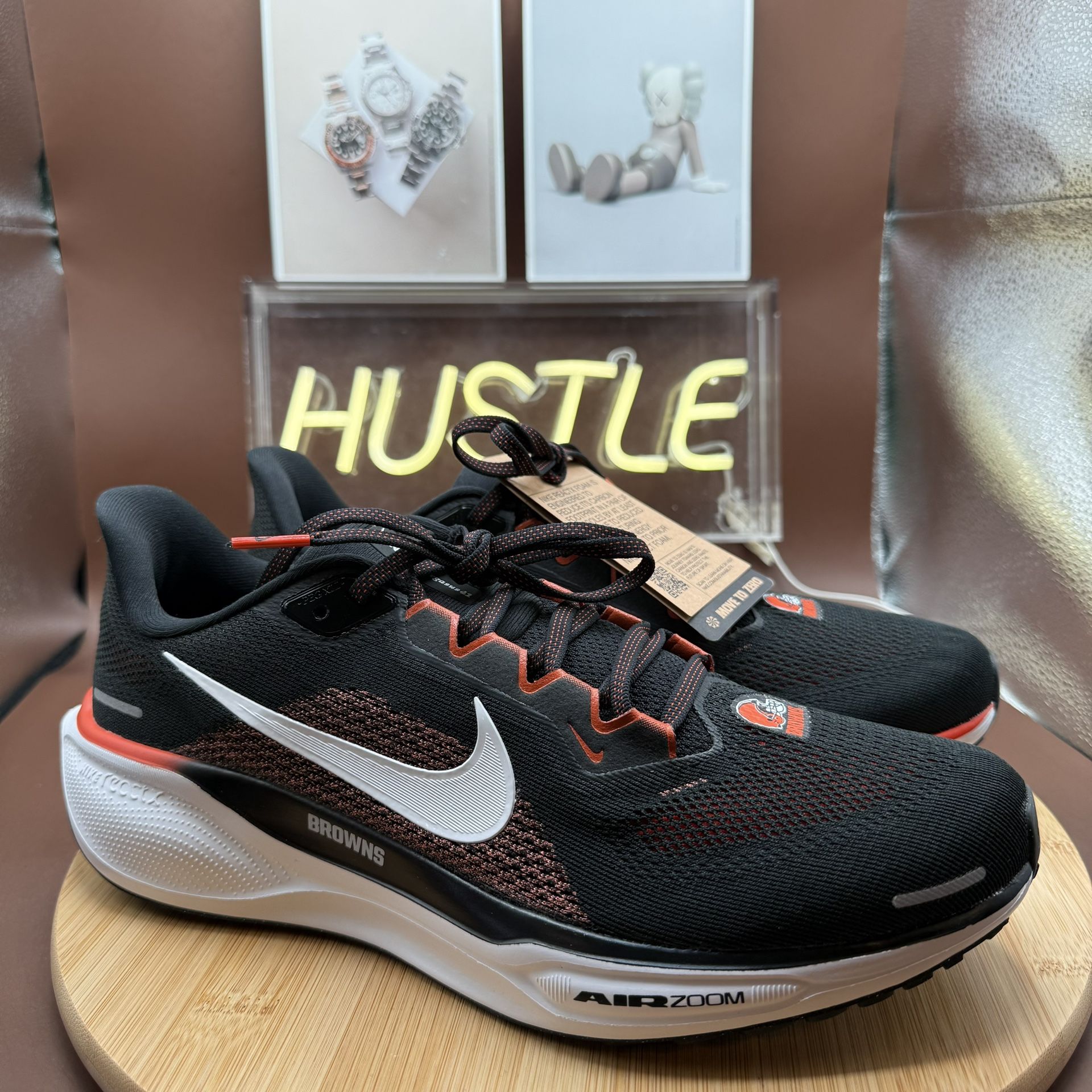 Nike Air Zoom Pegasus 41 Cleveland Browns Sz 10 - photo 2