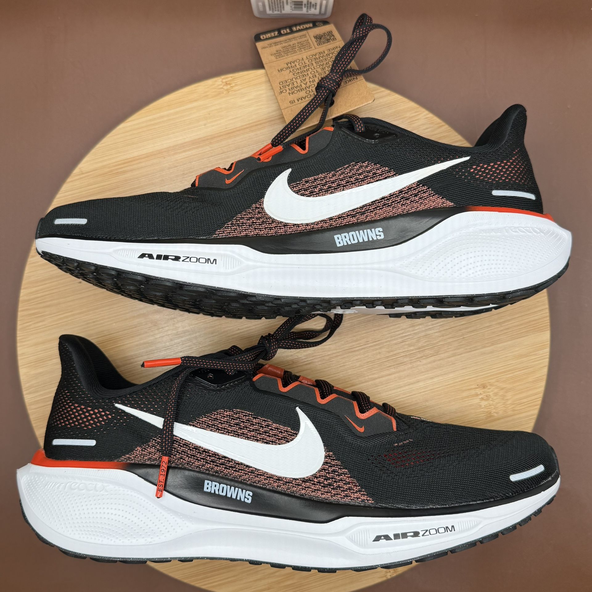 Nike Air Zoom Pegasus 41 Cleveland Browns Sz 10 - photo 4