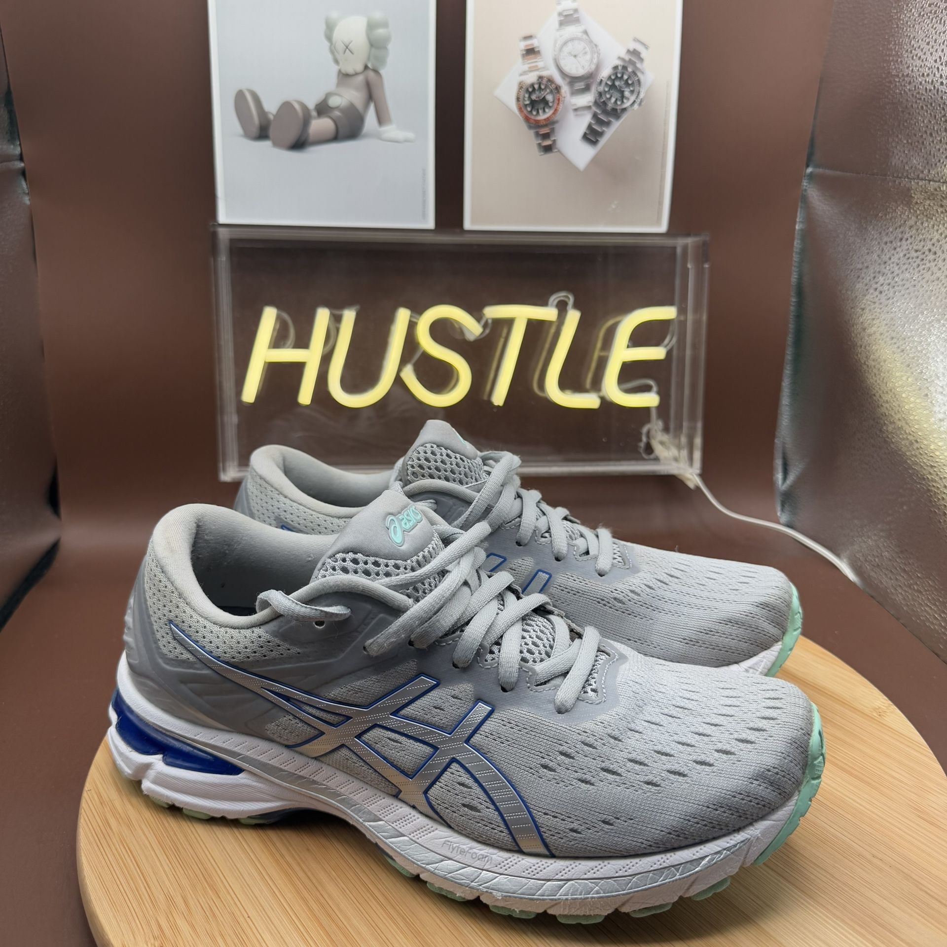 ASICS Women’s GT-2000 9 'Light Grey Blue' Sz 8 - photo 2