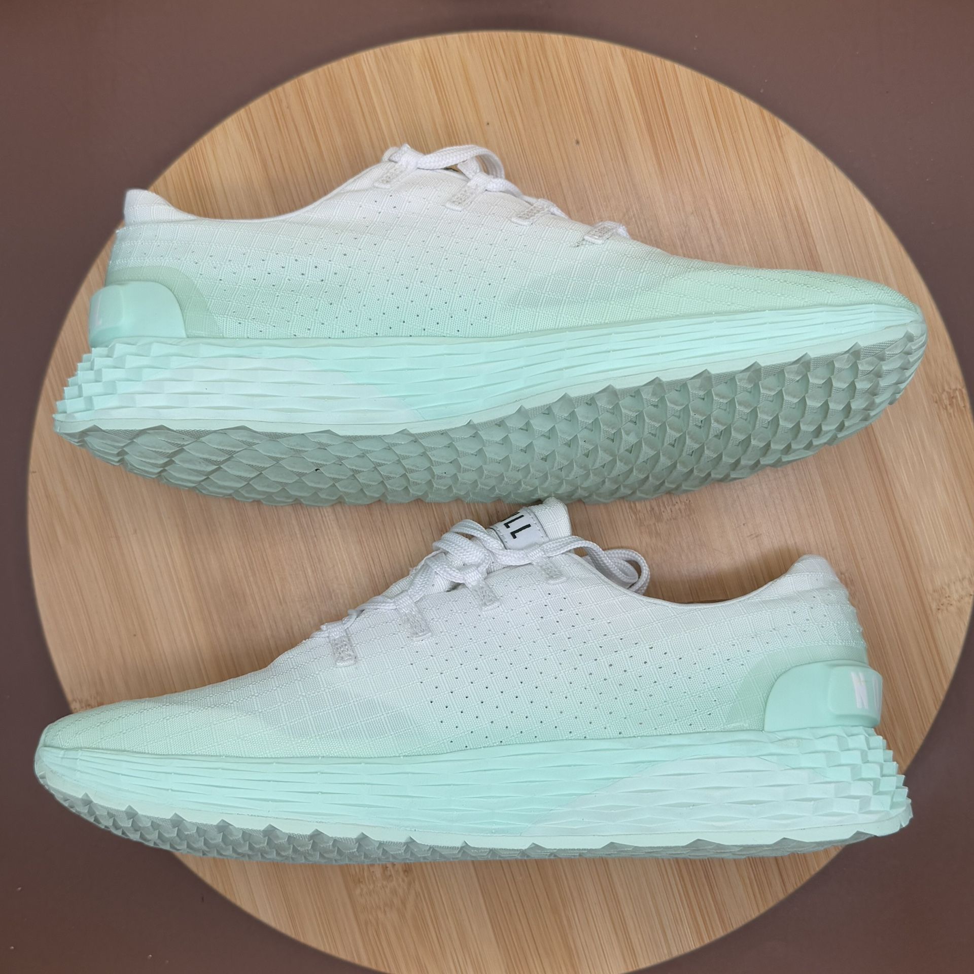 NOBULL Unisex Ripstop Runners White Teal Ombre Mens 6.5/ Womens - photo 5