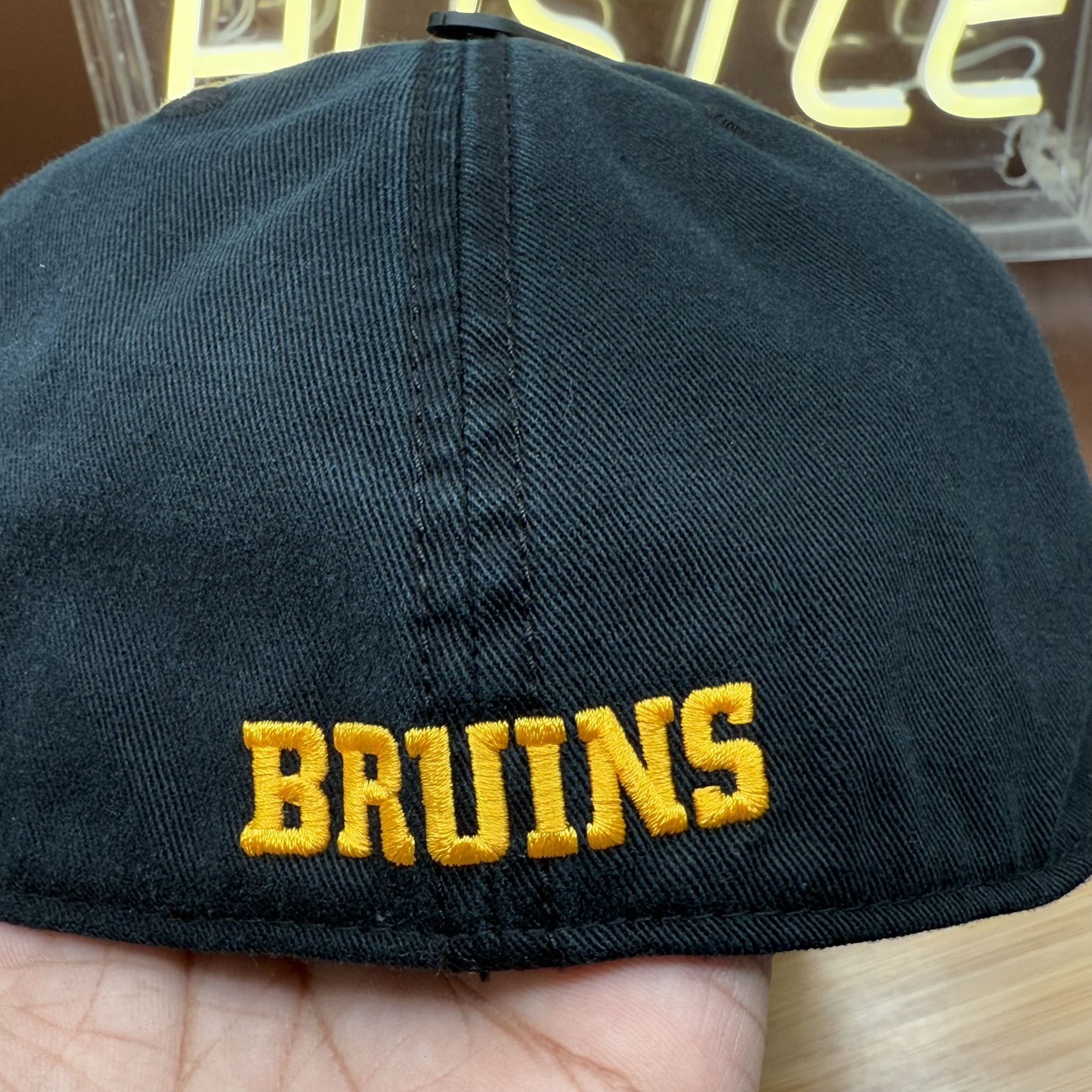 Boston Bruins NHL '47 Franchise Vintage Throwback Black Fitted S - photo 5