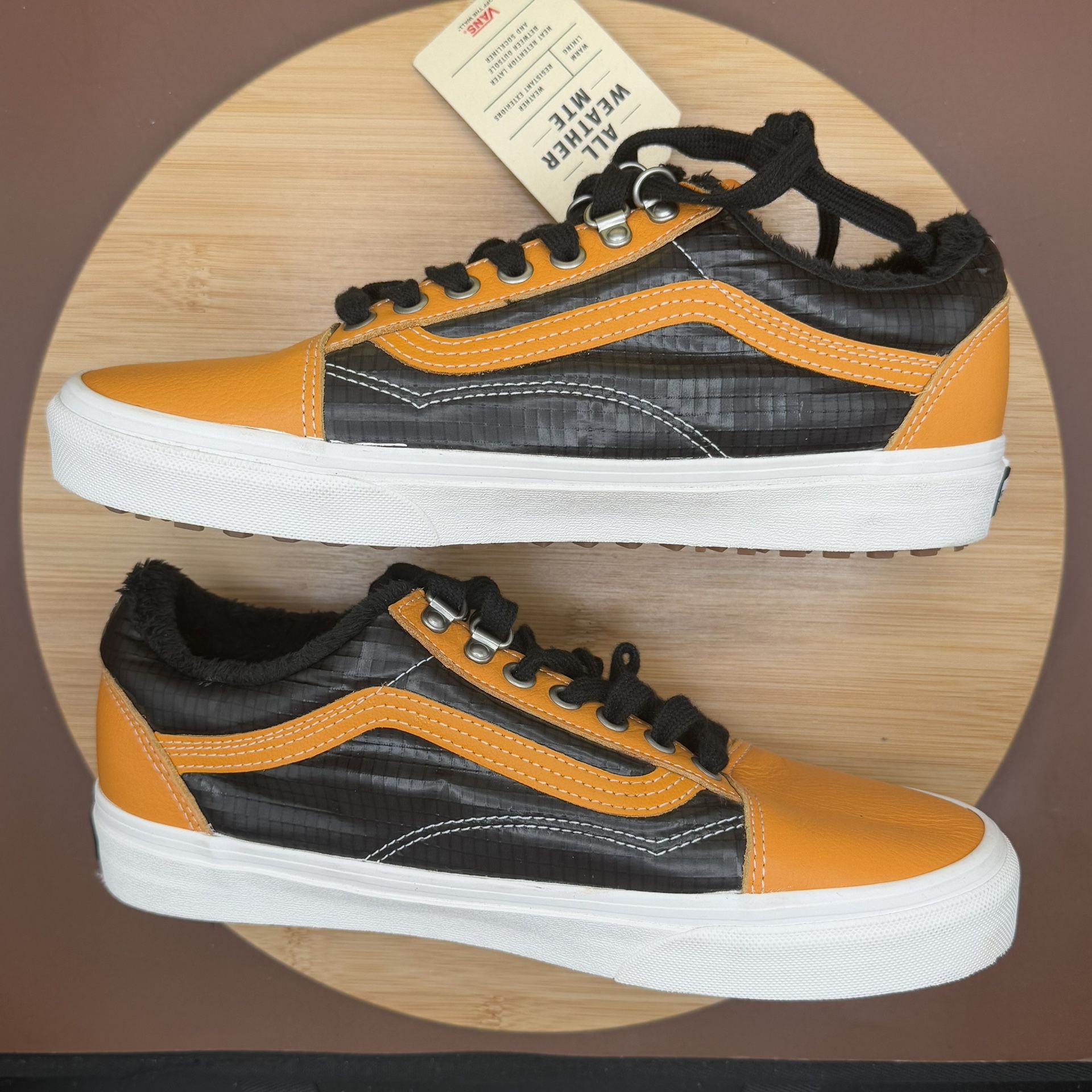 VANS Old Skool MTE Leather All Weather Apricot Black Men's 7.5 - photo 5