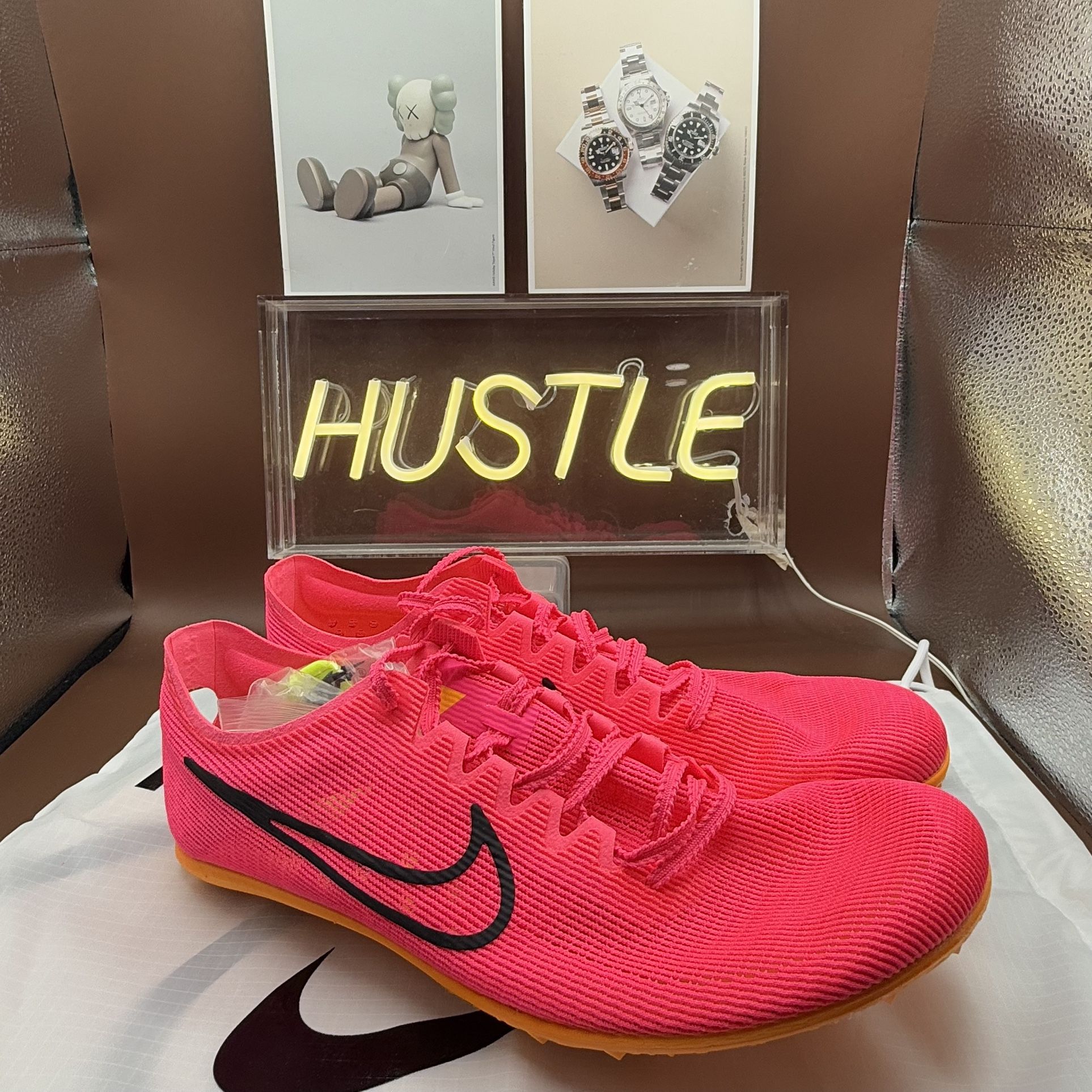 Nike Zoom Mamba V6 Hyper Pnk Track Spikes Sz 10.5 - photo 2