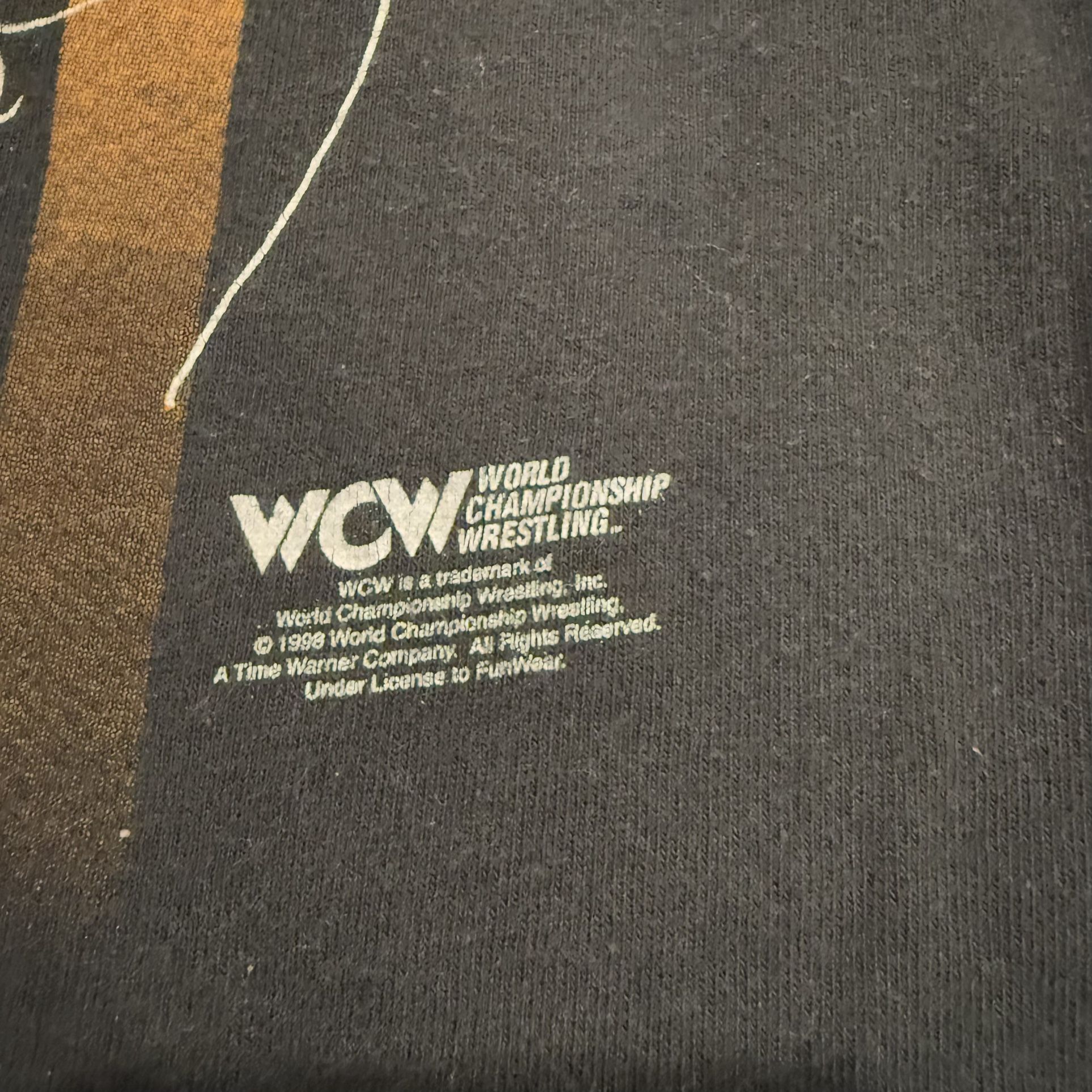 Vintage WCW Goldberg Tultex T-Shirt Medium 1998 - photo 4