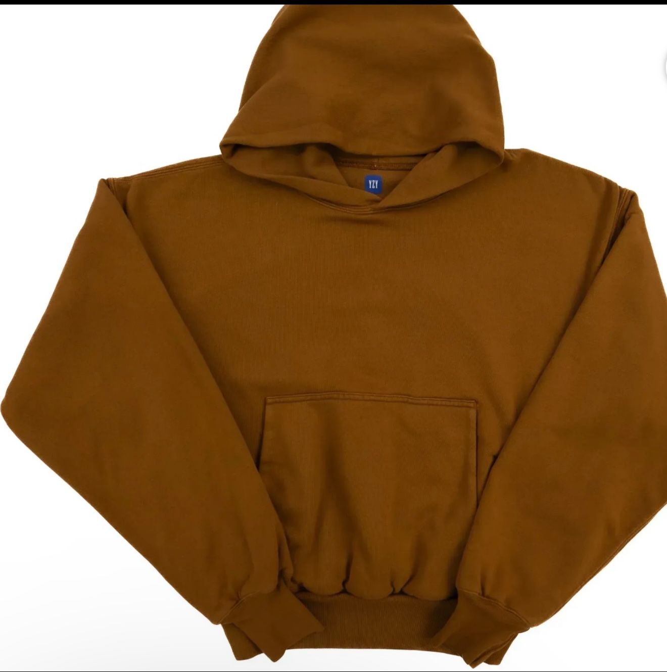 Yeezy Gap Double Layered Brown hoodie Sz Small