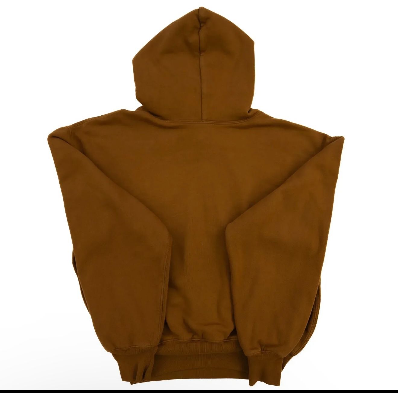 Yeezy Gap Double Layered Brown hoodie Sz Small - photo 2