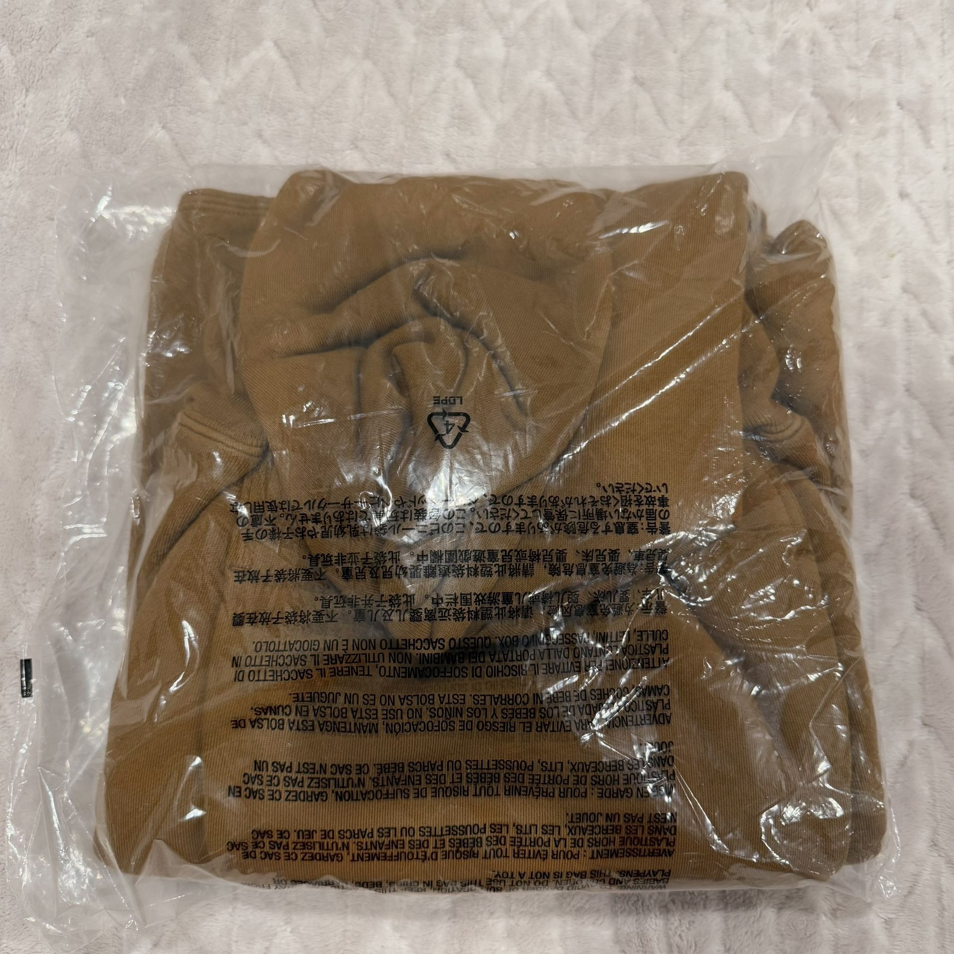 Yeezy Gap Double Layered Brown hoodie Sz Small - photo 4