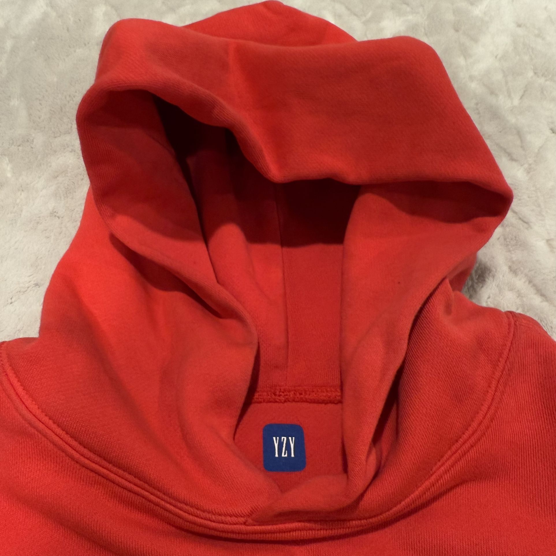 Yeezy Gap Double Layered Hoodie Red Sz Small - photo 3