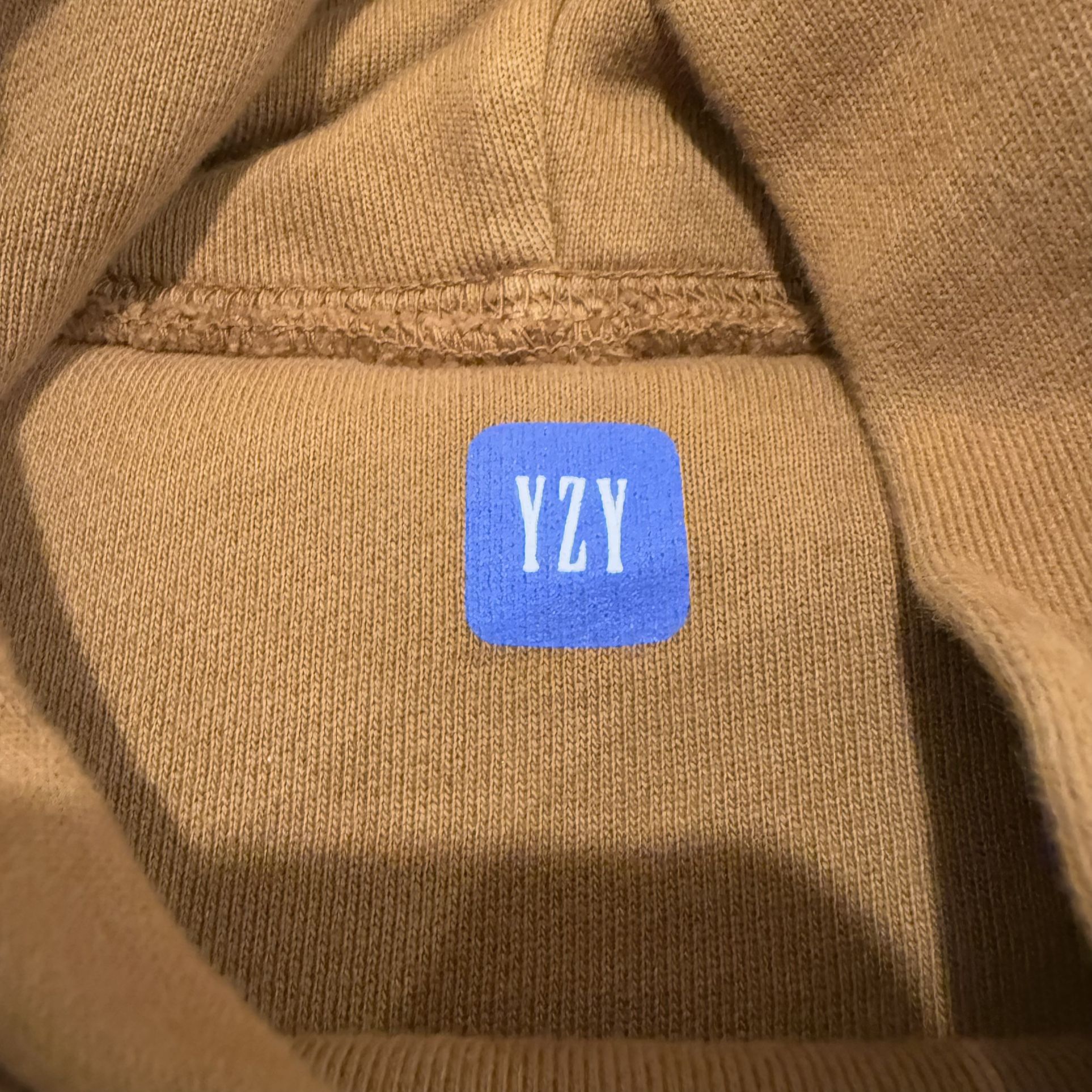 Yeezy Gap Double Layered Hoodie Light Brown Sz Small - photo 4