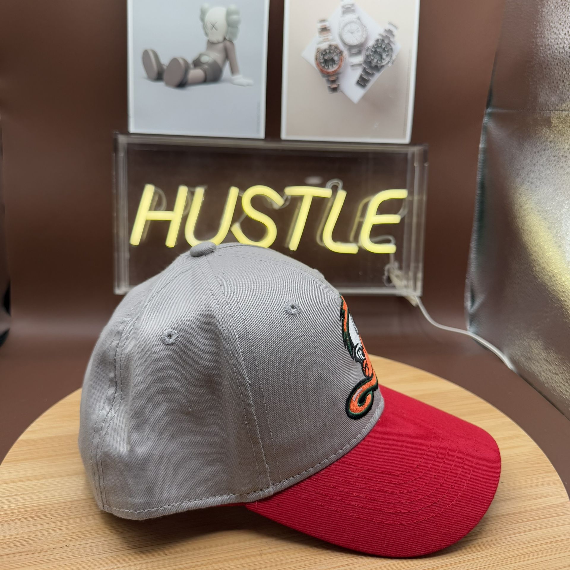 Long Island Ducks Red/Grey Snapback - photo 3