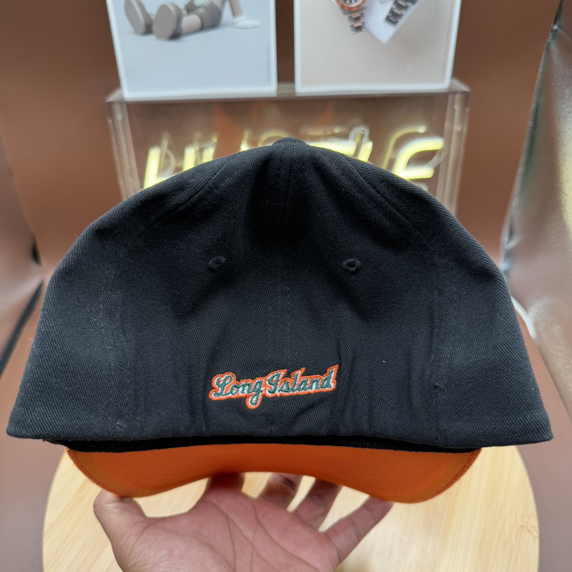 LONG ISLAND DUCKS MINOR LEAGUE FLEXFIT BASEBALL HAT SIZE S-M QUA - photo 2