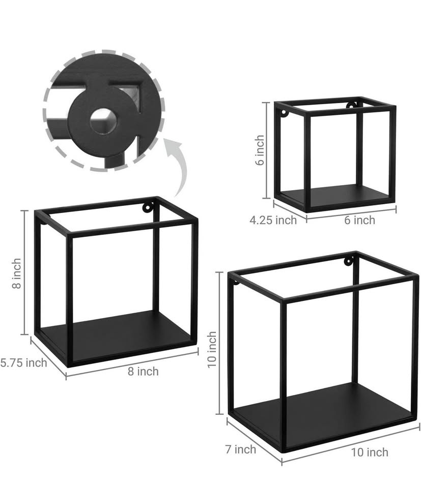 Geometric Metal Bookshelf (5-Shelf) - photo 3