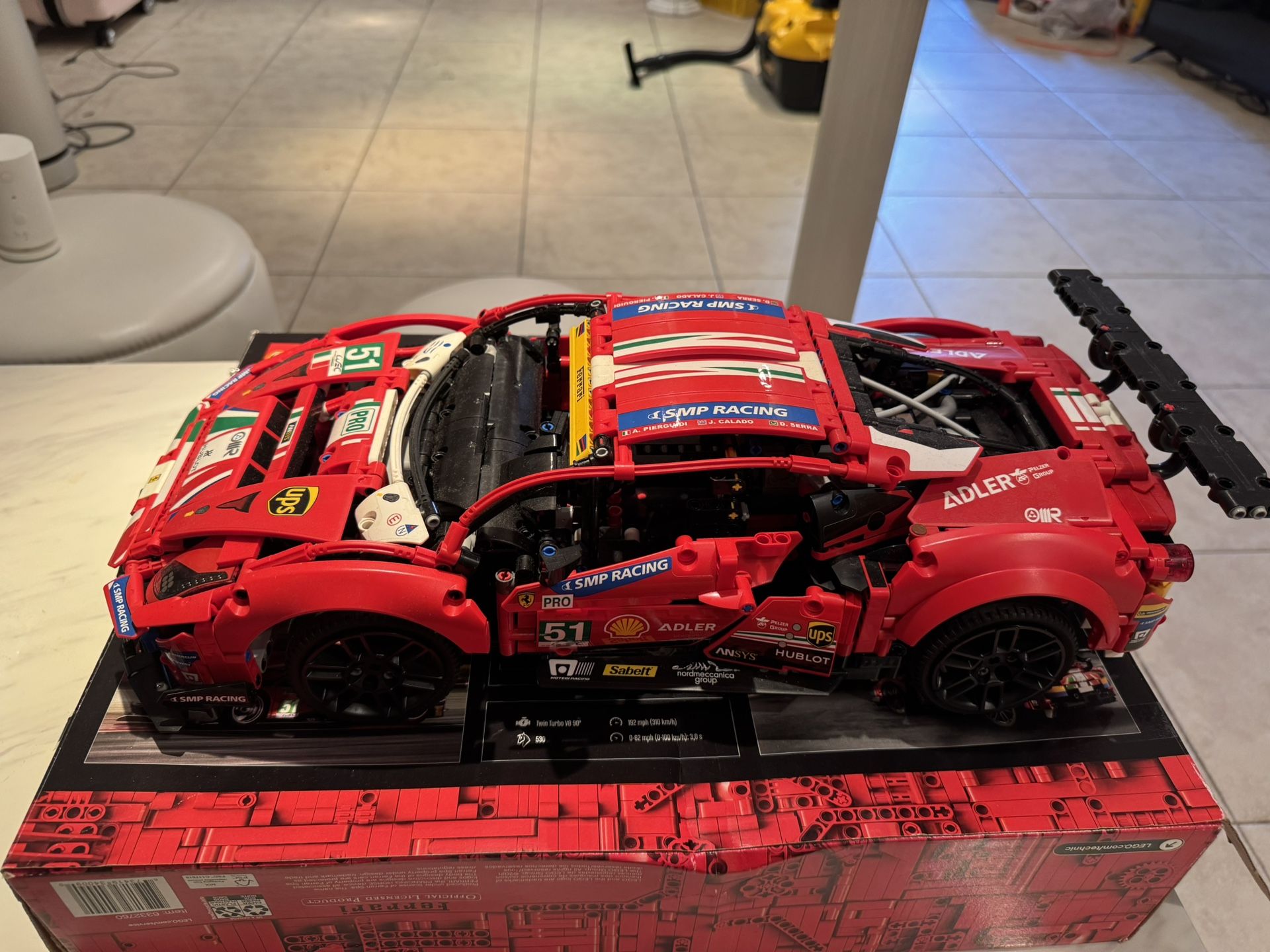 Lego Ferrari 488 GTE AF Course #51 Big Scale Model Built - photo 3