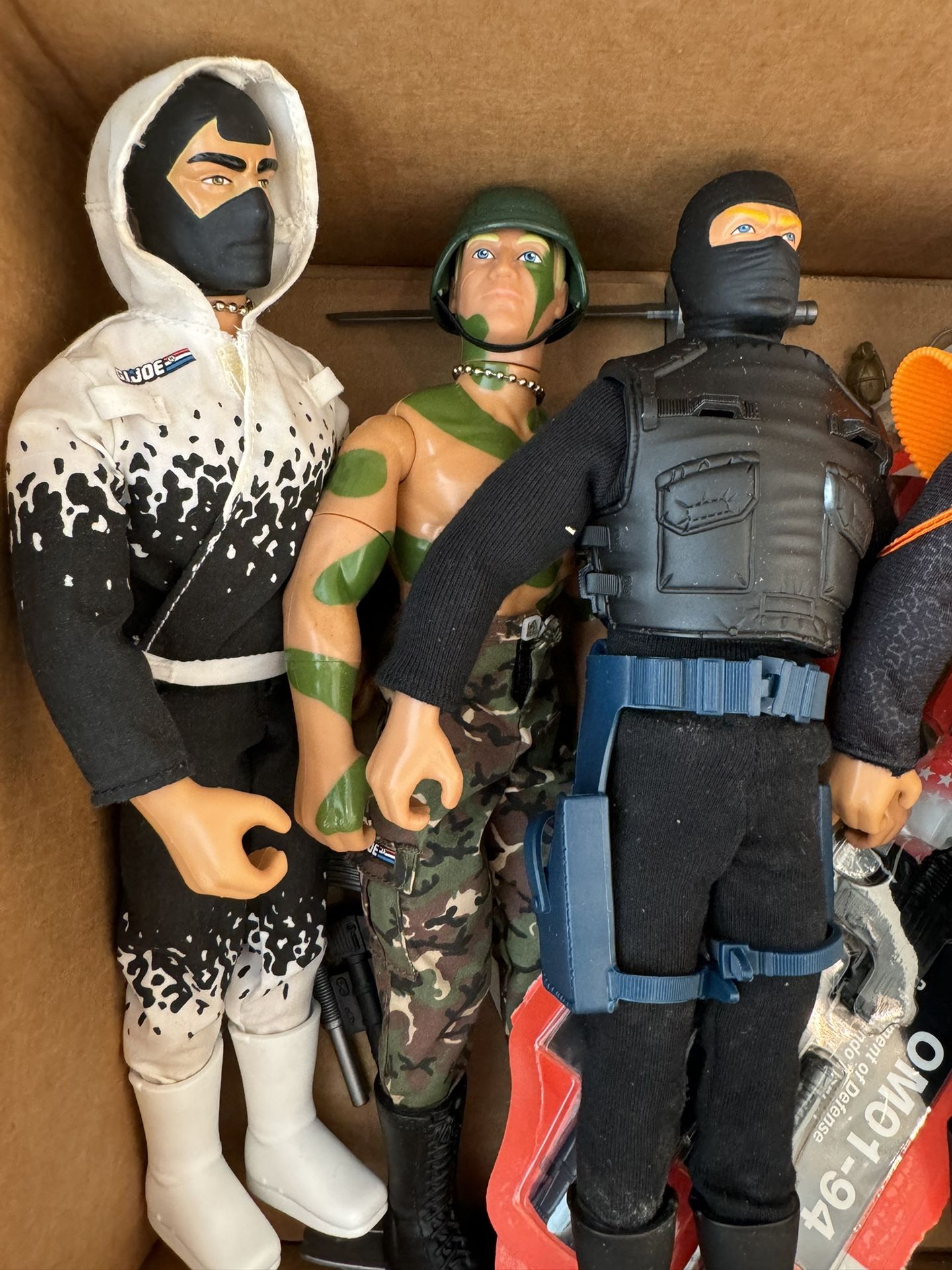 G.I. Joe Figures 4 pieces with accessories No Box New
