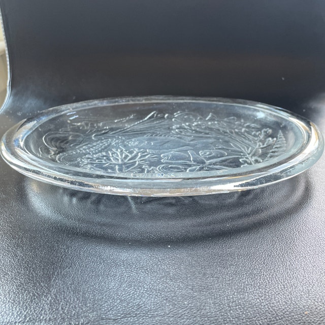 Vintage 70s Kosta Boda Oval glass platter-Party series-Ann Wärff - photo 3