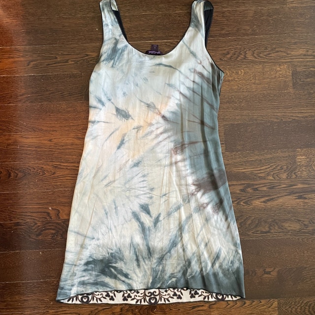 Halé Bob Black Crystal Beaded Sleeveless Silk Tunic Top Dress-Sm - photo 4