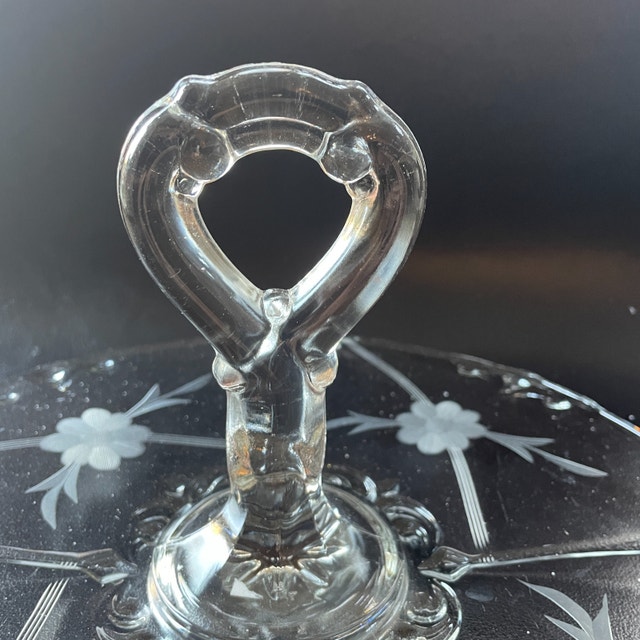Vintage Indiana Glass Tidbit Platter/Tray - photo 4