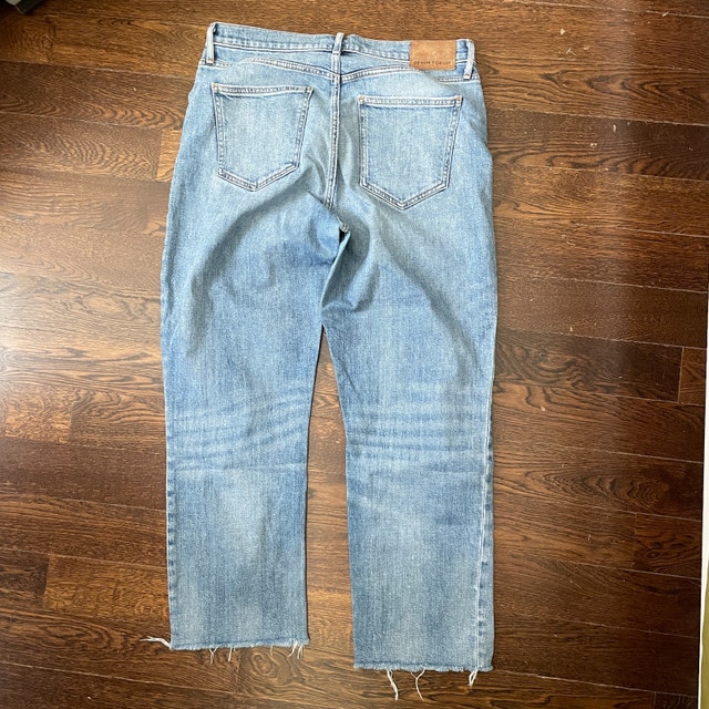 Denim Forum Aritzia Arlo High Rise Button Fly Raw jeans-Size 31 - photo 4