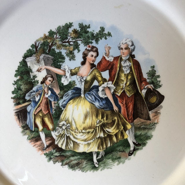 7 piece Harker Pottery cake/dessert set - photo 4
