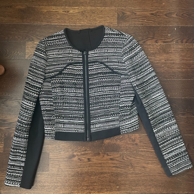 Diane Von Furstenberg Tweed Jacket/Blazer-10