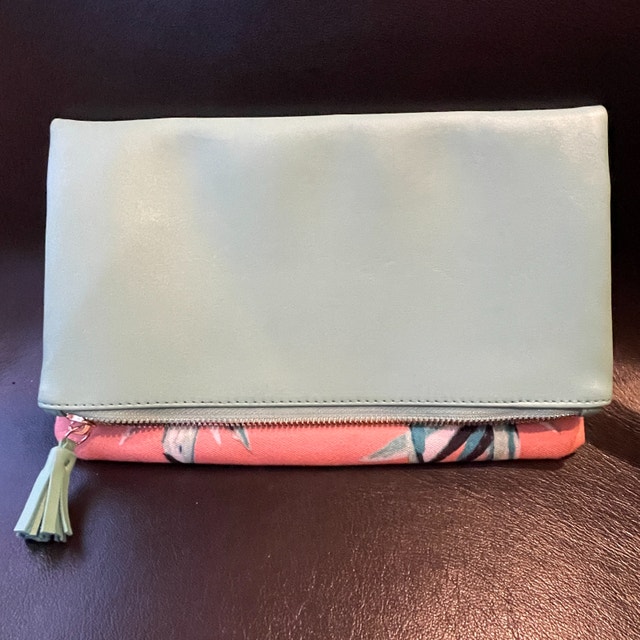 NWOT Rachel Pally LIMITED EDITION reversible leather clutch