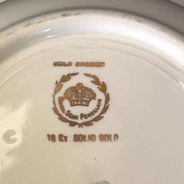 Vintage ALFRED MEAKIN Serving Bowl 18K - photo 4