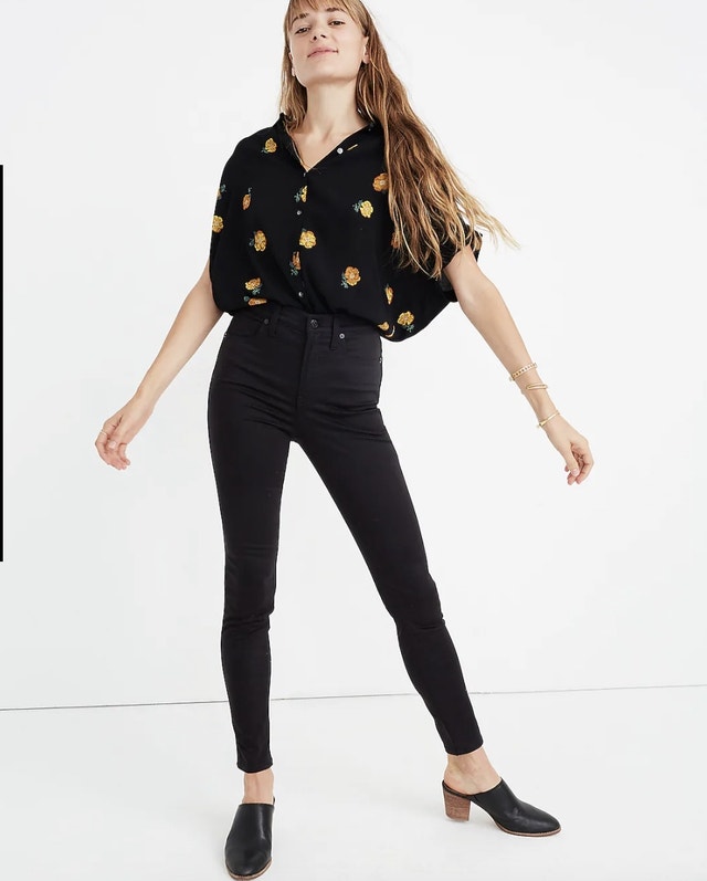 Madewell 10" High-Rise Sateen Jeans- Size 30 - photo 5