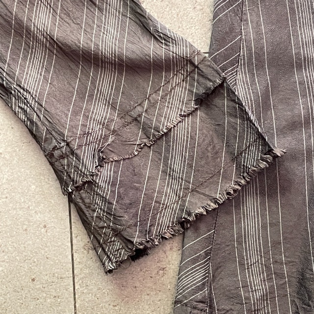 Alexia von Beck Silk Blouse Top w/ Raw Sleeve -MED - photo 2