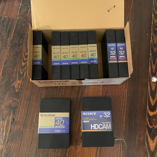 NEW HDCAM broadcast quality tapes - Sony and Fuji
