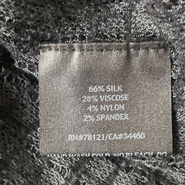 Eileen Fisher Black Silk Blend Cardigan-Size XS - photo 5
