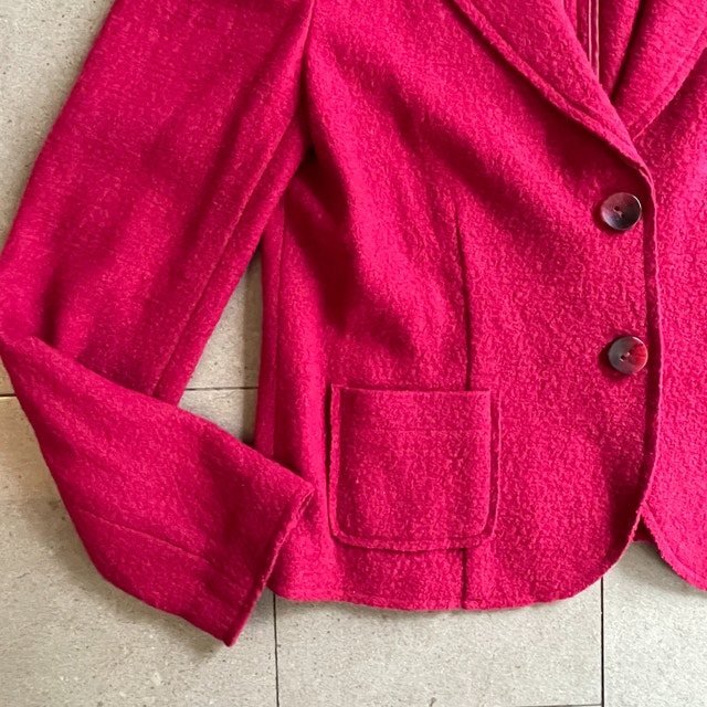 J.Jill Blazer Jacket Red Wool blend-Size XS - photo 4