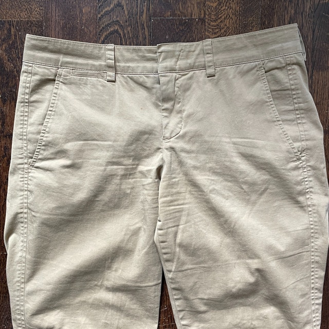 Vince Classic Tan Chino Stretch Khaki Mid Rise Pants-Size 6 - photo 3
