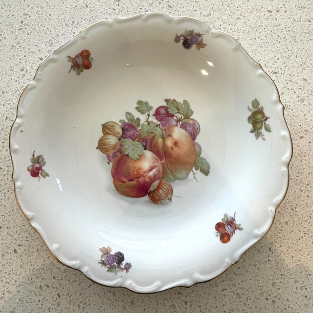 Vintage 70s Bavaria Schumann Arzberg Fruit serving Platter Plate