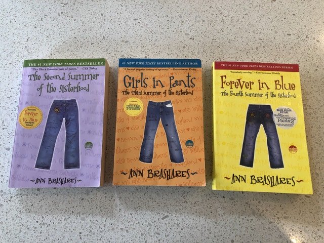 3 x Sisterhood of the Travelling Pants books