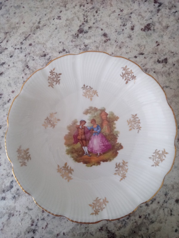 Vintage Limoges France Pedestal Plate